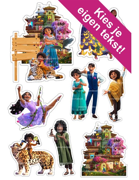 DIY Taarttopper Encanto 2 - 13cm