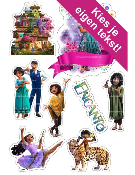 DIY Taarttopper Encanto 1 - 13cm