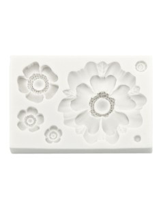 CakeDeco Siliconen Mal Bloemen