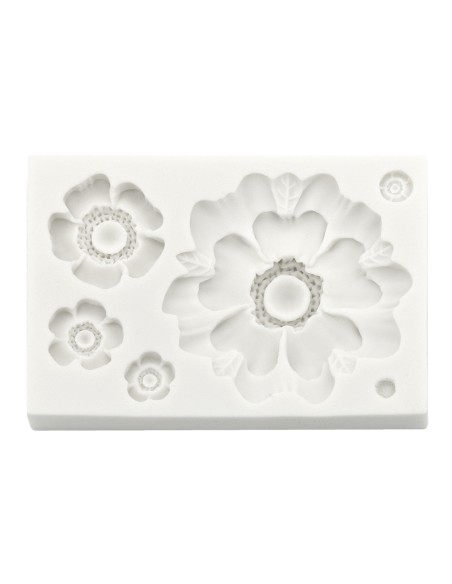 CakeDeco Siliconen Mal Bloemen
