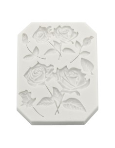 CakeDeco Siliconen Mal Rozentakken //