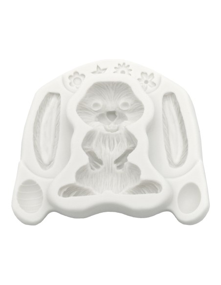 CakeDeco Siliconen Mal 3D Konijn