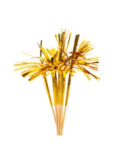 Cupcake Toppers Folie Goud -10st-