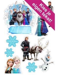 DIY Taarttopper Frozen 1 - 13cm