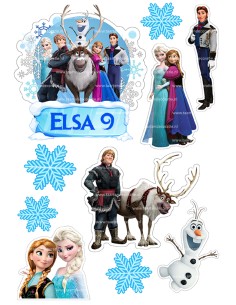DIY Taarttopper Frozen 1 - 13cm 2