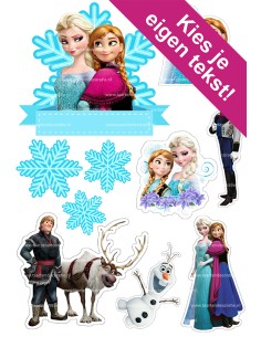 DIY Taarttopper Frozen 2 - 13cm