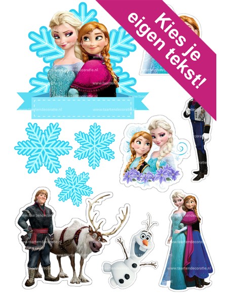 DIY Taarttopper Frozen 2 - 13cm