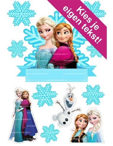 DIY Taarttopper Frozen 2 - 16cm