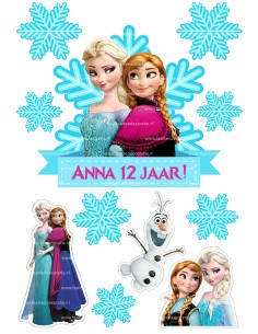 DIY Taarttopper Frozen 2 - 16cm 2
