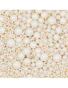 Sprinks Sprinkle Mix Bubble Bubble Pearl White BULK -500gr- 2