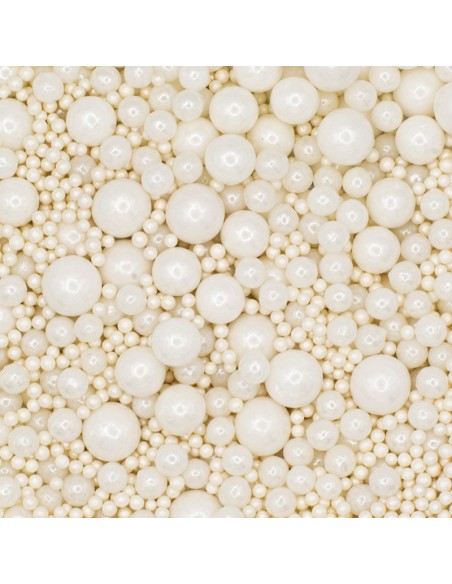 Sprinks Sprinkle Mix Bubble Bubble Pearl White BULK -500gr-