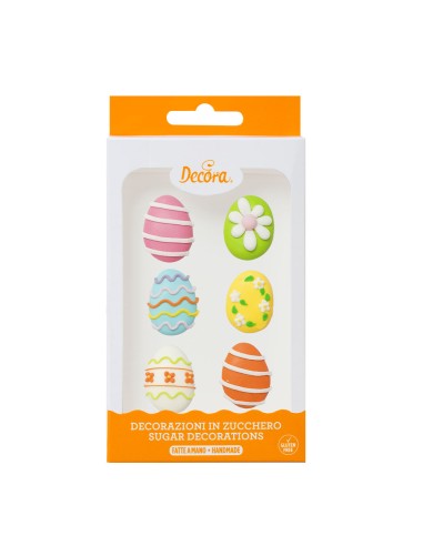 Decora Suikerdecoratie Ei -6st- 