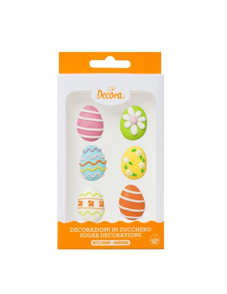 Decora Suikerdecoratie Ei -6st- 