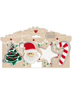 Scrapcooking Koekjes Uitsteker Set Kerst -4st-