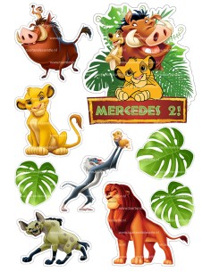 DIY Taarttopper Lion King 1 - 13cm 2