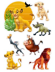 DIY Taarttopper Lion King 2 - 13cm 2