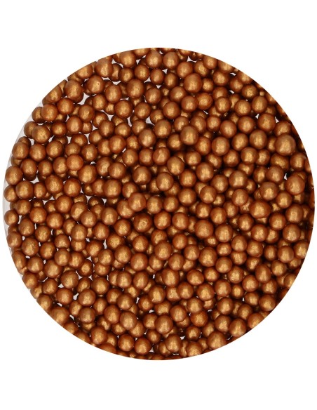 FunCakes Zachte Parels Brons Goud Medium -60gr-