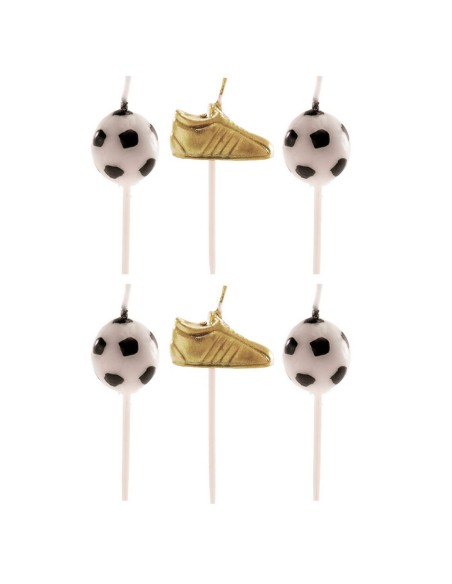 Dekora Verjaardag Kaarsen Set Voetbal