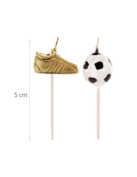 Dekora Verjaardag Kaarsen Set Voetbal