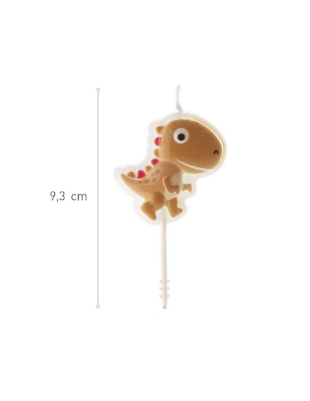 Dekora Kaarsen Dino's -4st-