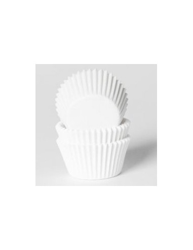 House of Marie Mini Baking Cups Wit -60st-