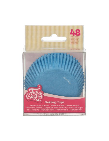 FunCakes Baking Cups Royal Blauw -48st-