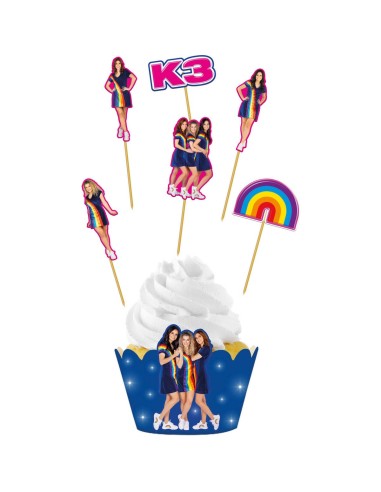 Cupcake Decoratie Set K3 -6st-