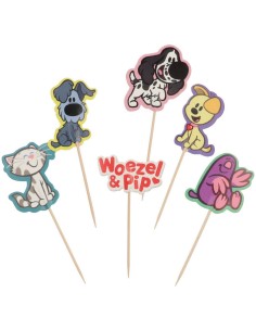 Cupcake Decoratie Set Woezel en Pip -6st- 2