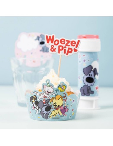 Cupcake Decoratie Set Woezel en Pip -6st-