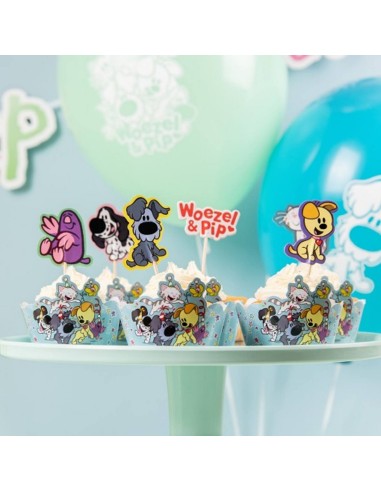 Cupcake Decoratie Set Woezel en Pip -6st-