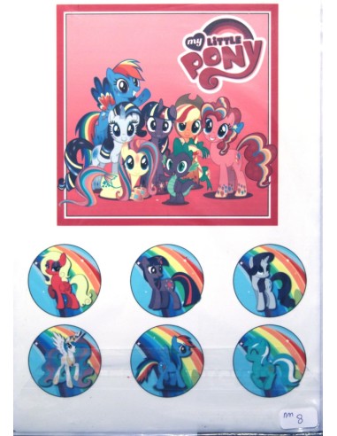 Eetbare Print B-Keuze Nr. 8: My Little Pony