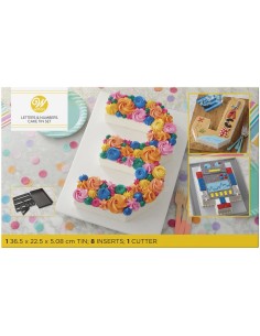 Wilton Bakvormen Set Cijfers en Letters