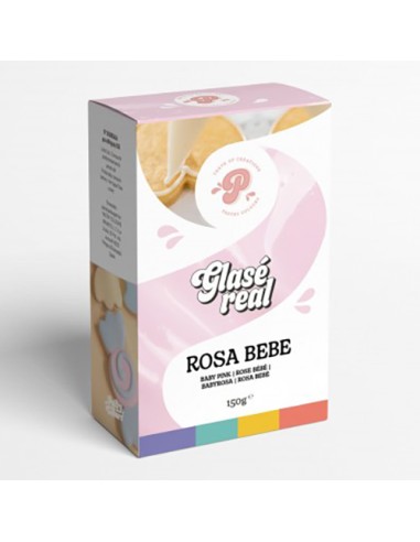 PastryColours Mix voor Royal Icing Baby Roze -150gr-