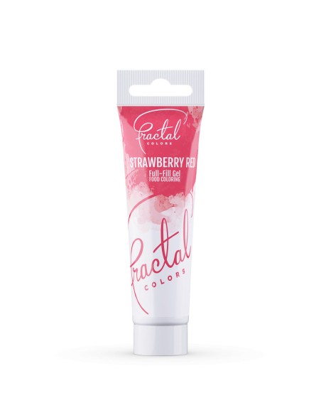 Fractal Colors Eetbare Kleurstof Gel Strawberry Red -30gr-