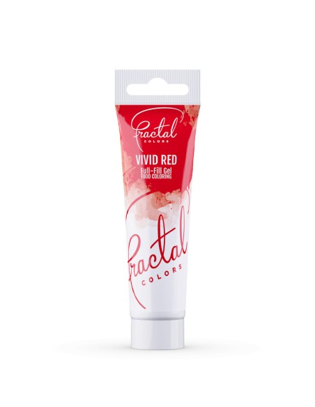 Fractal Colors Eetbare Kleurstof Gel Vivid Red -30gr-