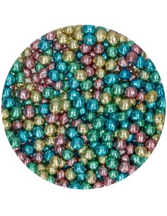 FunCakes Crispy Chocoparels Metallic Harlequin -60gr-