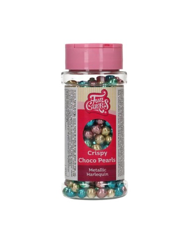 FunCakes Crispy Chocoparels Metallic Harlequin -60gr-