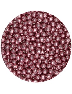 FunCakes Crispy Chocoparels Metallic Roze -60gr-