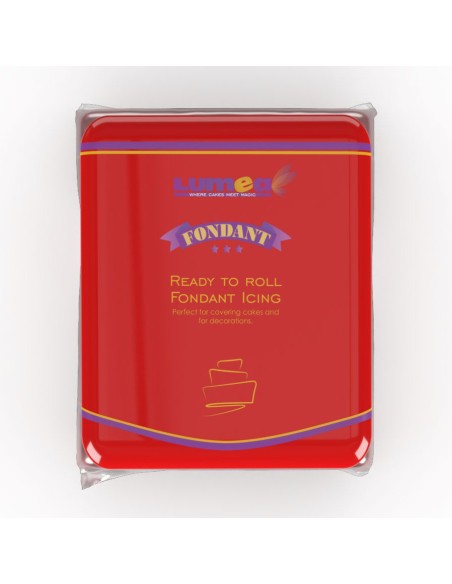 Lumea Rolfondant Red -250gr- //