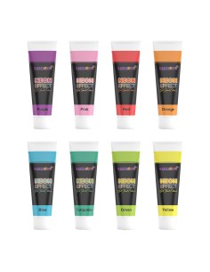 Lumea Eetbare Kleurstof Gel Neon Effect Set -8x30gr-