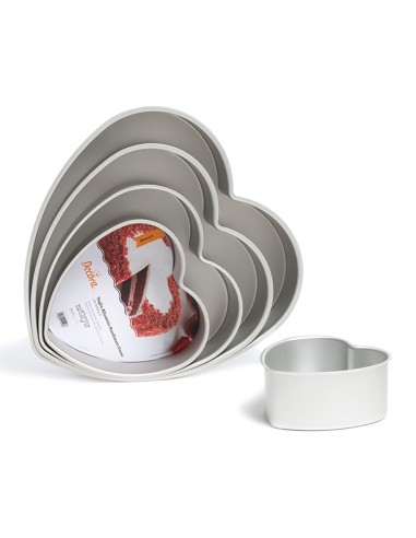 Decora Diepe Bakvorm Hart -15cm-