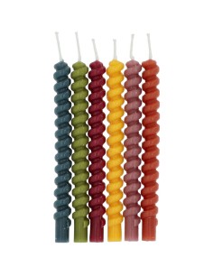 Kaarsjes Comfy Cozy Gedraaid -12st- //