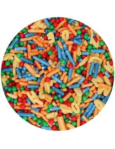 FunCakes Sprinkle Medley Alfabet -65gr- // THT korting