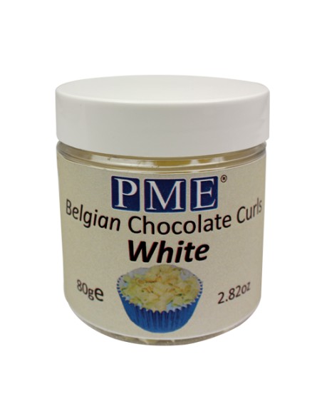 PME Chocolade Krullen Wit -85gr-
