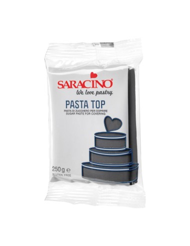 Saracino Top Paste Rolfondant Black -250gr-