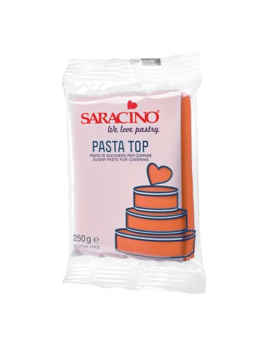 Saracino Top Paste Rolfondant Orange -250gr-