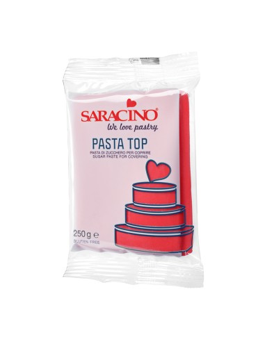 Saracino Top Paste Rolfondant Red -250gr- 