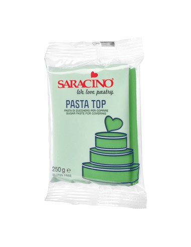 Saracino Top Paste Rolfondant Light Green -250gr-