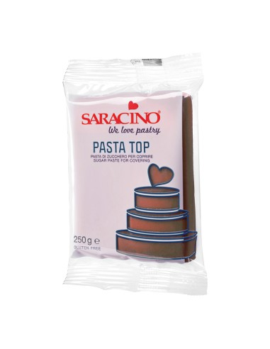 Saracino Top Paste Rolfondant Brown -250gr-