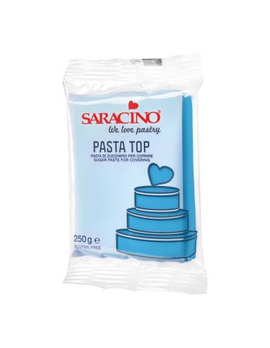 Saracino Top Paste Rolfondant Light Blue -250gr-